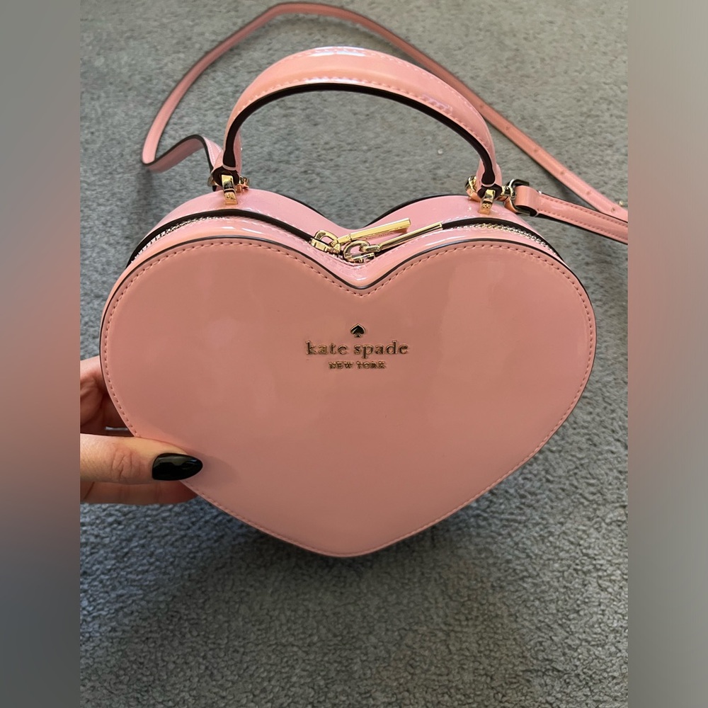 Kate Spade Loveshack Heart Crossbody-Tea Rose 🩷